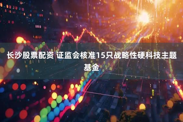 长沙股票配资 证监会核准15只战略性硬科技主题基金